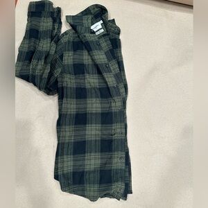 Goodfellow & Co Green Plaid Shirt